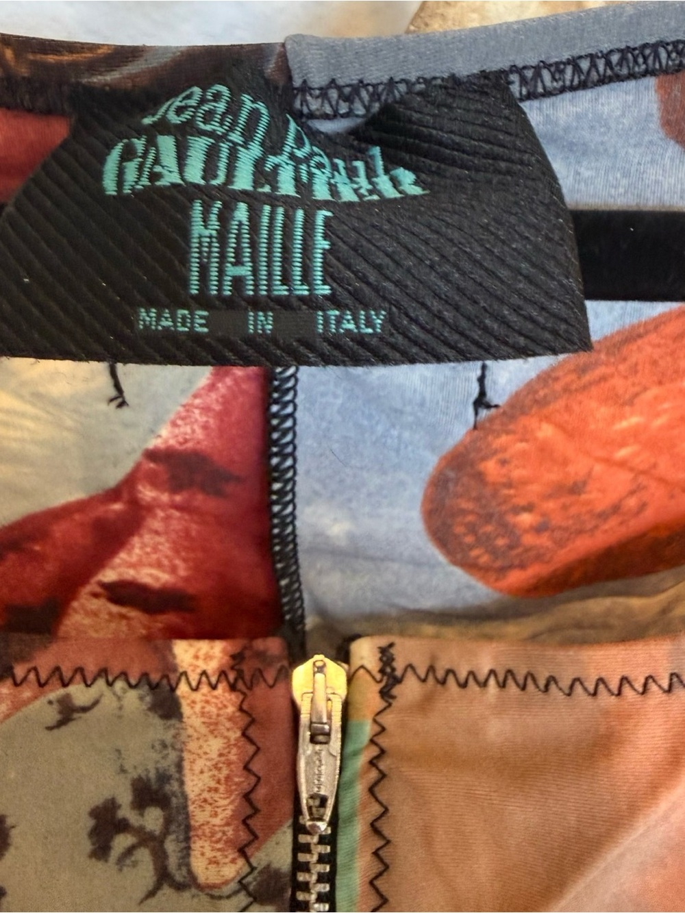 Vintage 1995 Very Rare Jean Paul Gaultier Maille “ Birth of Venus” swimsuit - Picture 2 of 4